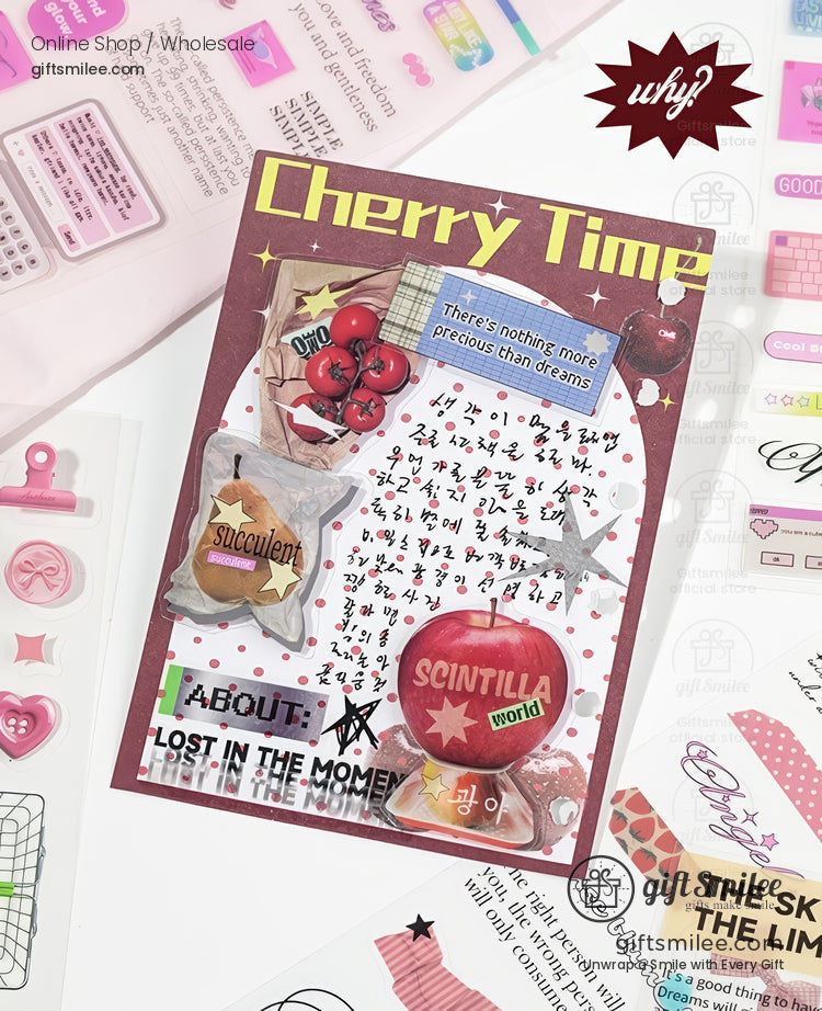 Die-Cut Pastel Holographic Sticker Book | KS-SA-4323