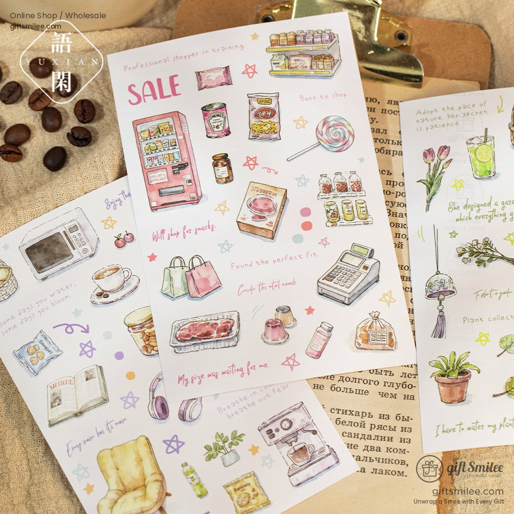 Writable Pet Water‑Resistant Decorative Sticker Set | KS-SA-4324