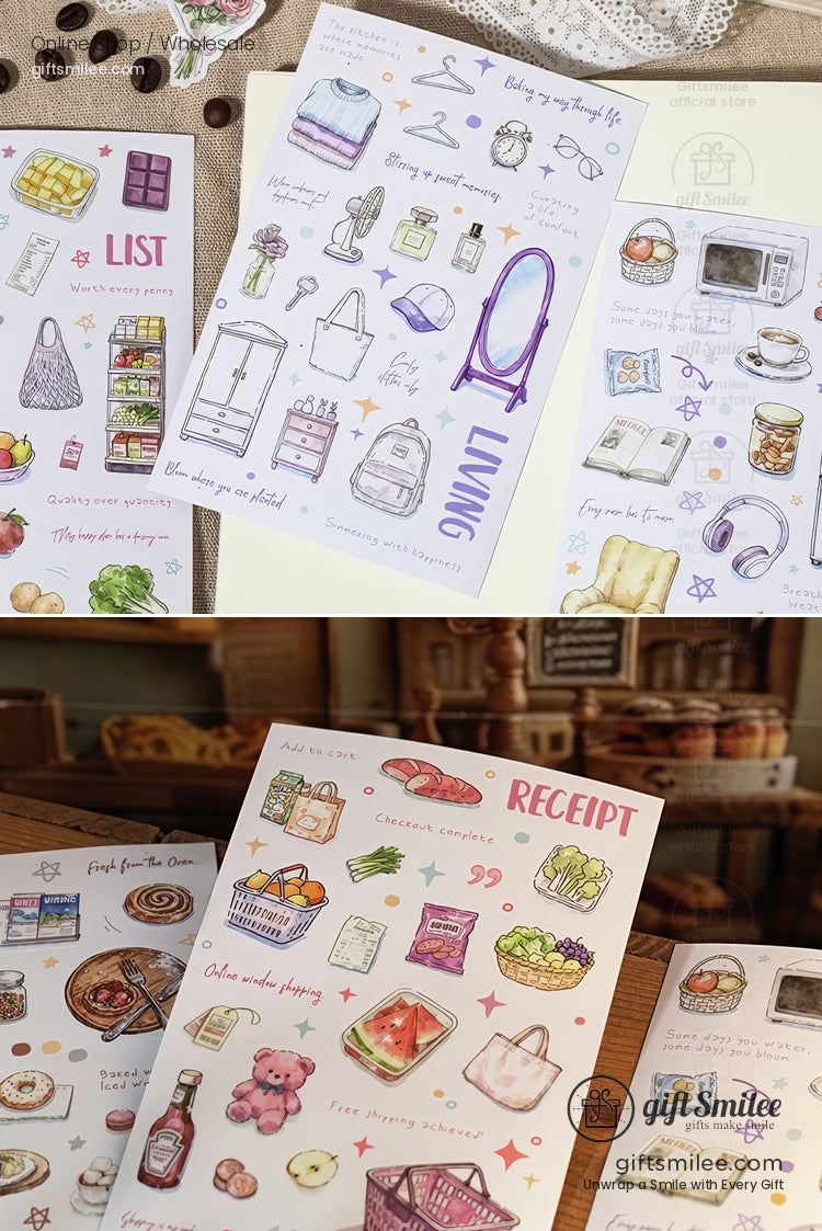 Writable Pet Water‑Resistant Decorative Sticker Set | KS-SA-4324