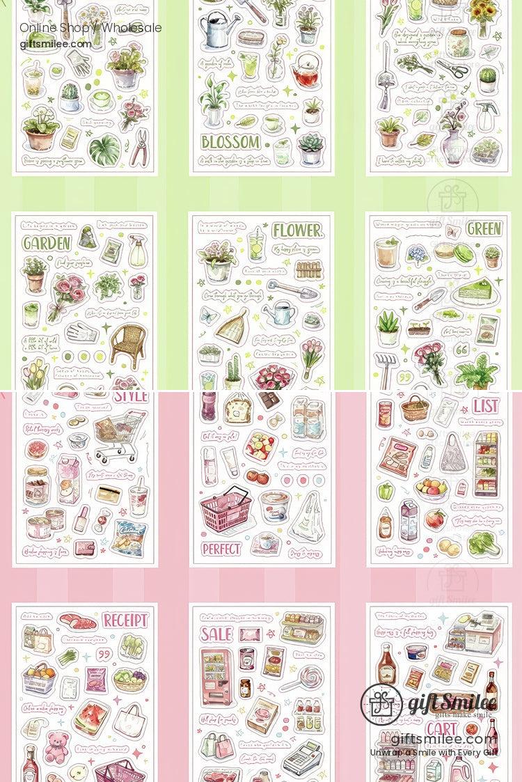 Writable Pet Water‑Resistant Decorative Sticker Set | KS-SA-4324