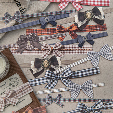 Textured Ribbon Bow Die‑Cut Decorative Sticker Set | KS-SA-4335