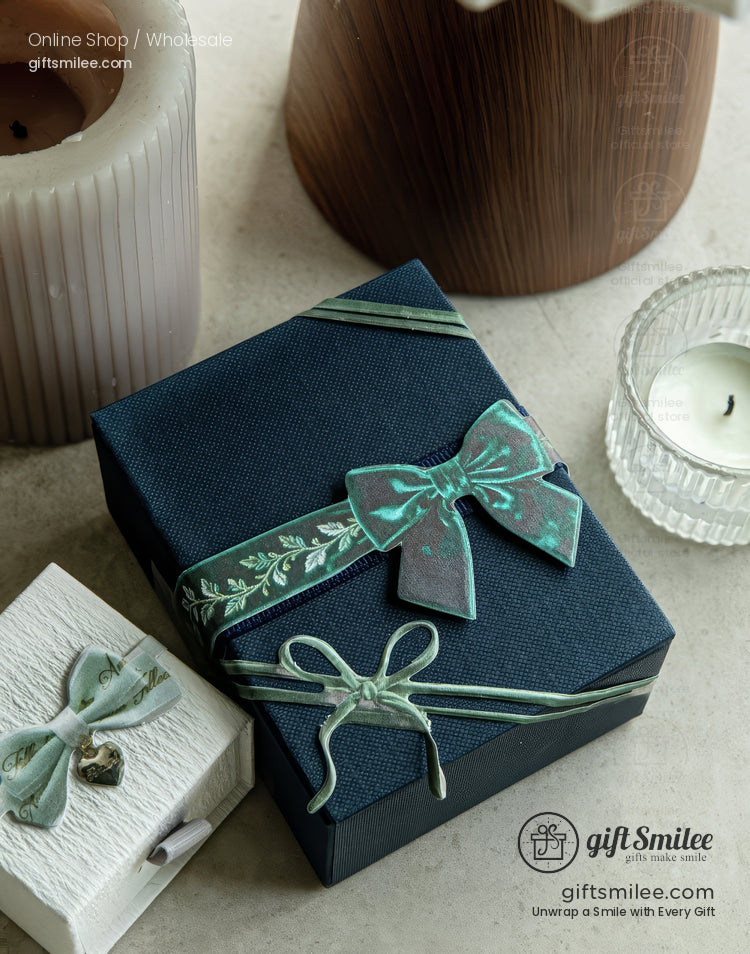 Textured Ribbon Bow Die‑Cut Decorative Sticker Set | KS-SA-4335