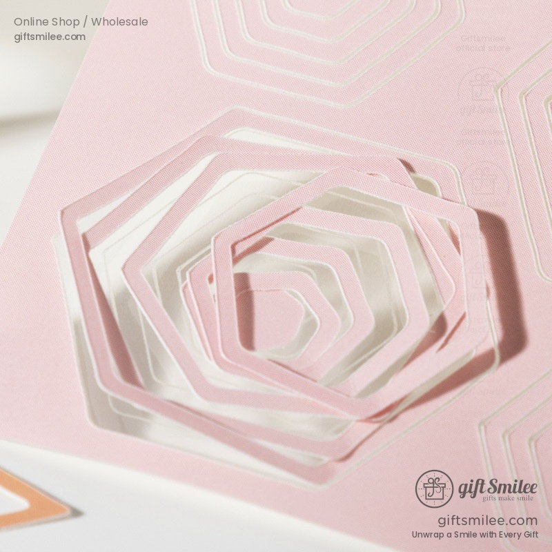 Pastel Die‑Cut Hollow Geometric Borders Sticker Pack | KS-SA-4377