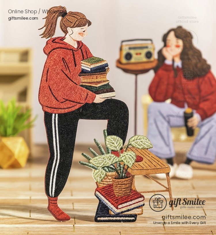 Die-Cut Borderless Embroidery-Texture Sticker Pack | KS-SA-4381