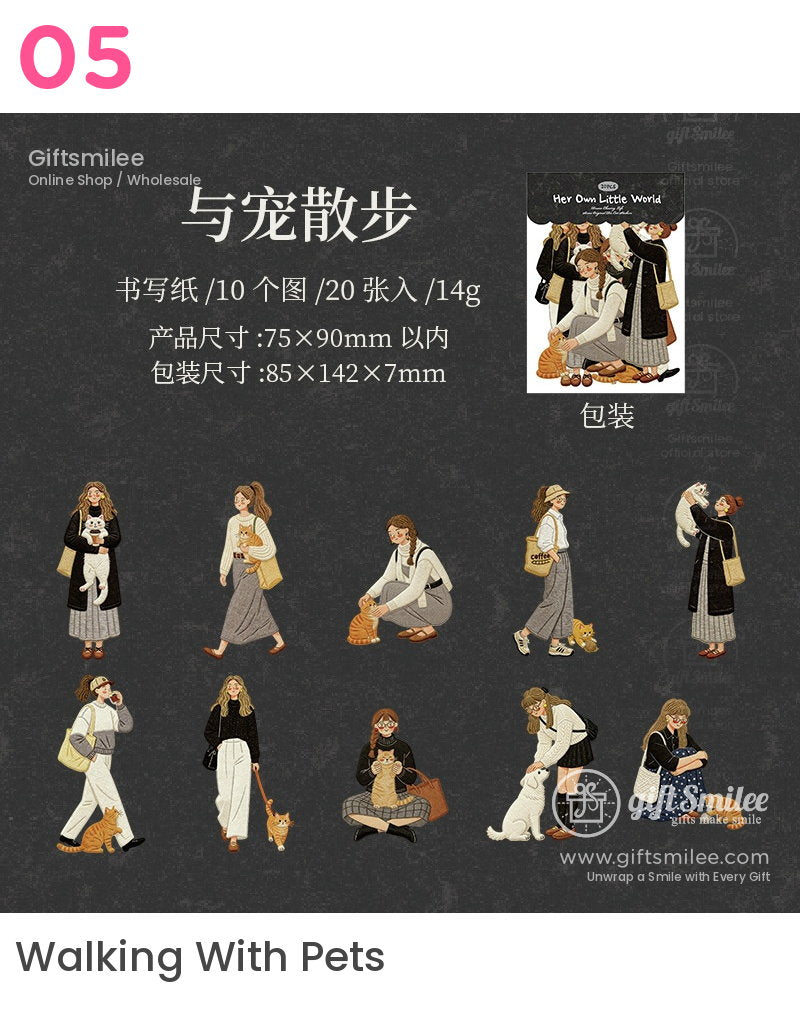 Die-Cut Borderless Embroidery-Texture Sticker Pack | KS-SA-4381