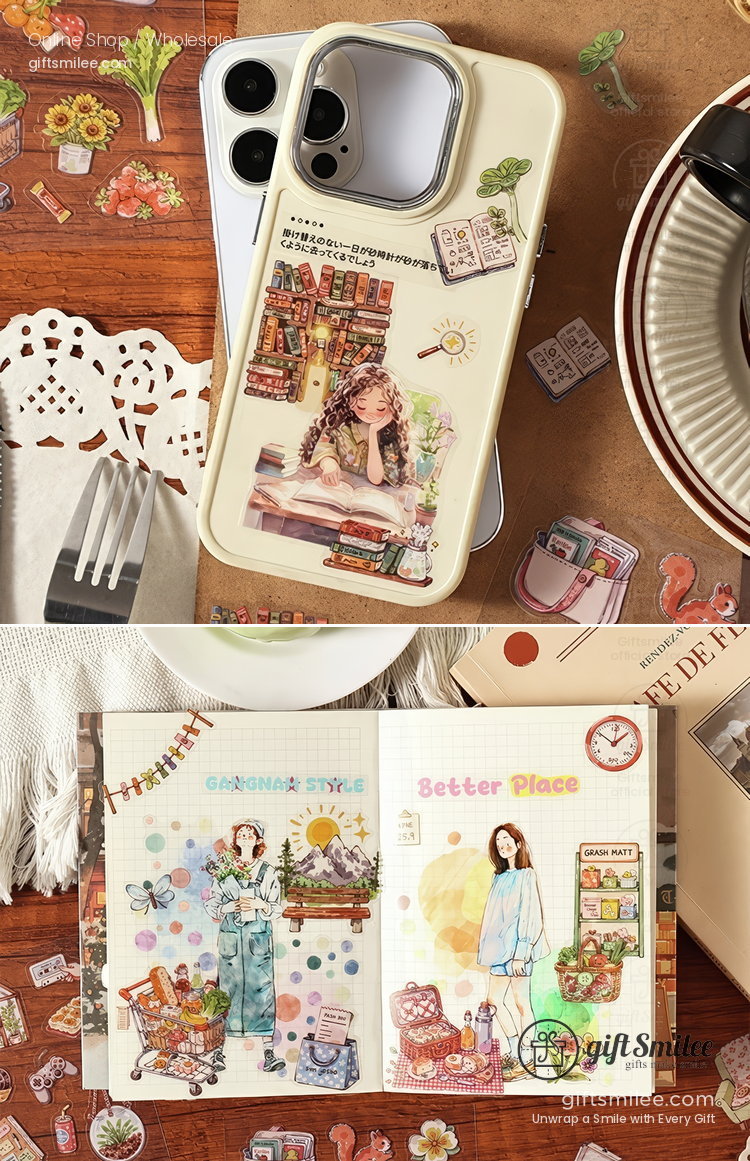 Die‑Cut 6-Themes Decorative Stickers | KS-SA-4384