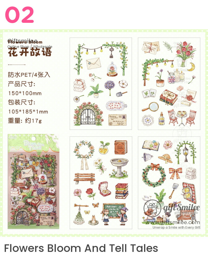 Die‑Cut 6-Themes Decorative Stickers | KS-SA-4384