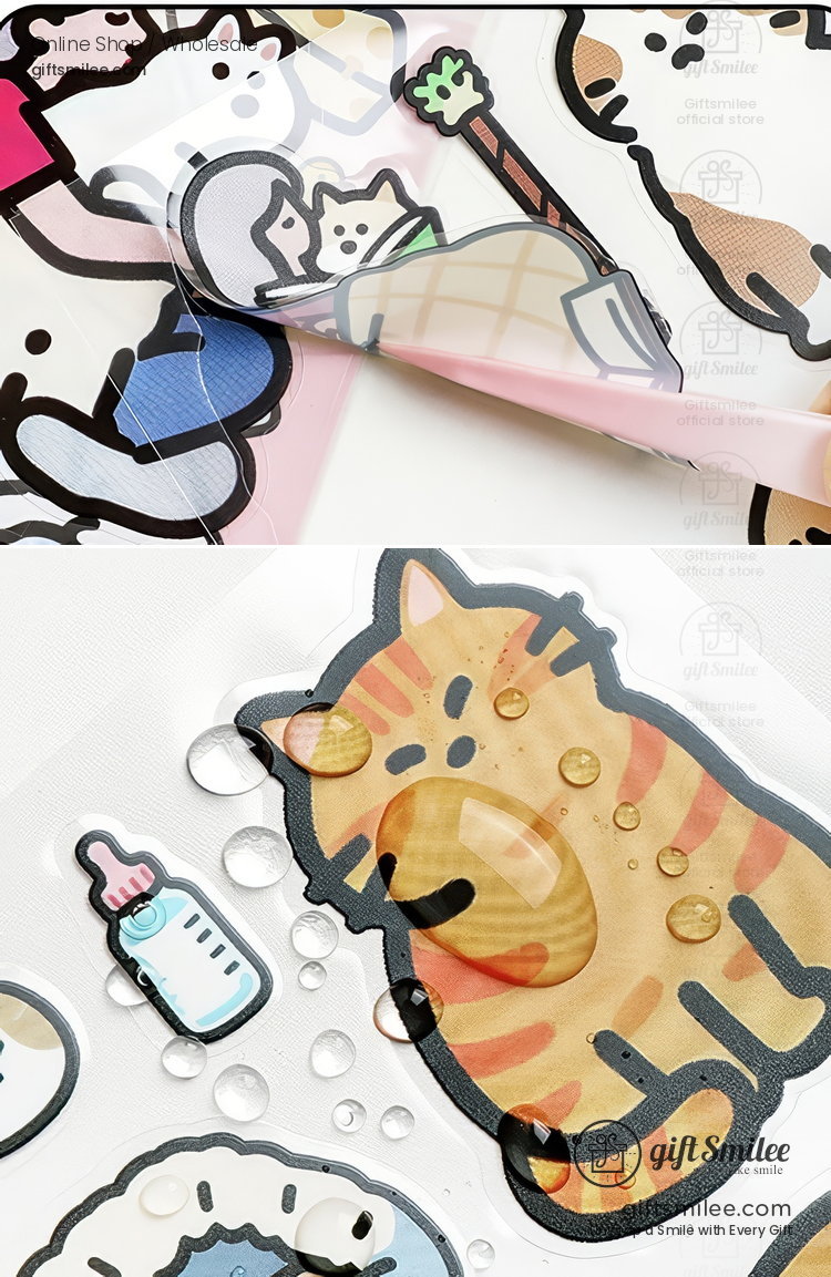 Large Cartoon Assortment Sticker Sheets | KS-SA-4386