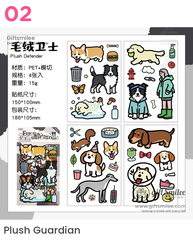 Large Cartoon Assortment Sticker Sheets | KS-SA-4386