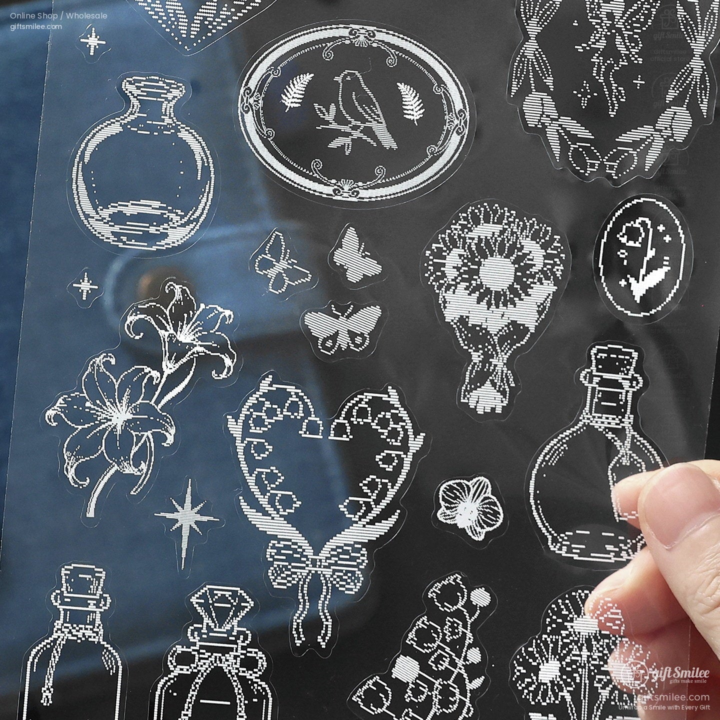 Pre-Cut Transparent Pet Fairy Tale Motifs Decorative Stickers | KS-SA-4427