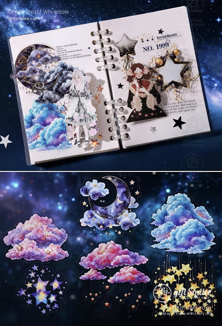 Clouds And Stars Sticker Pack | KS-SA-4440