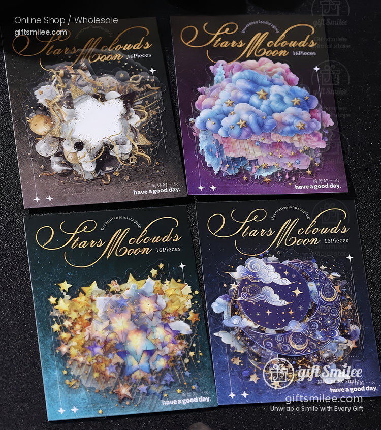 Clouds And Stars Sticker Pack | KS-SA-4440
