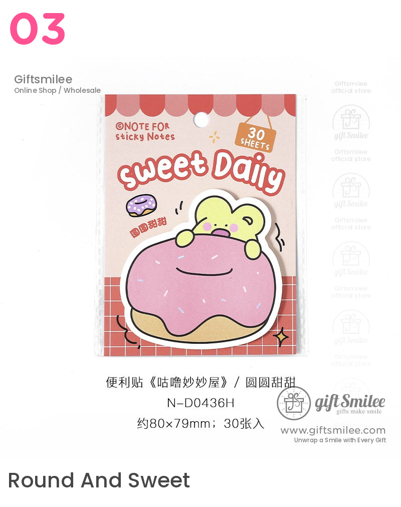 趣味動物性食品便利貼 | KS-SN-017