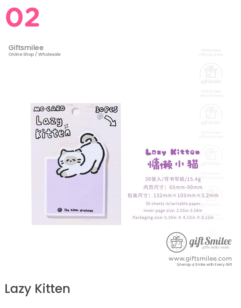 可愛動物小貓小狗便利貼 | KS-SN-021