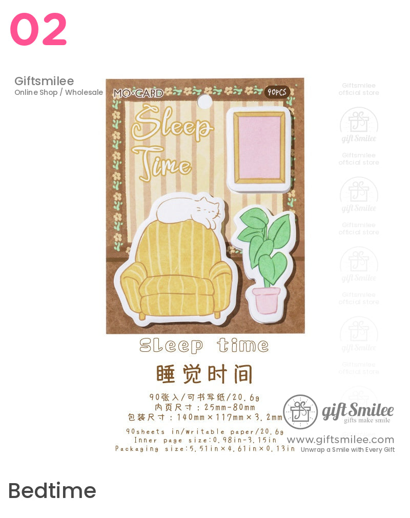 可愛日記貓狗多款便利貼 | KS-SN-026 