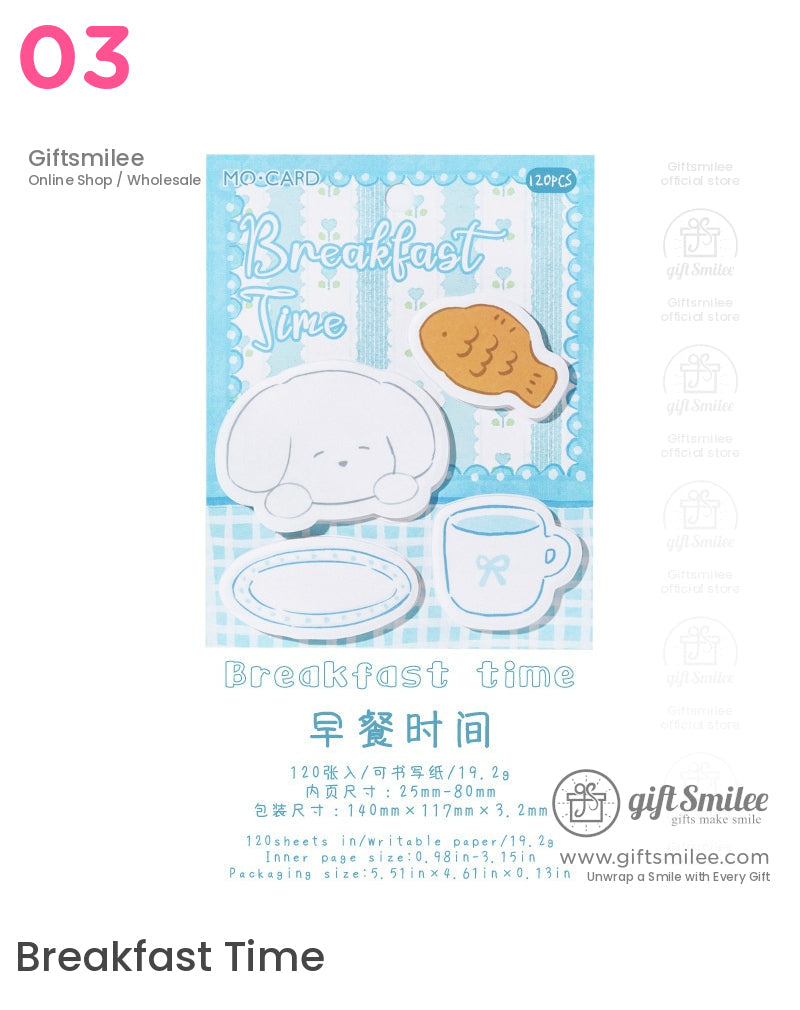 可愛日記貓狗多款便利貼 | KS-SN-026 