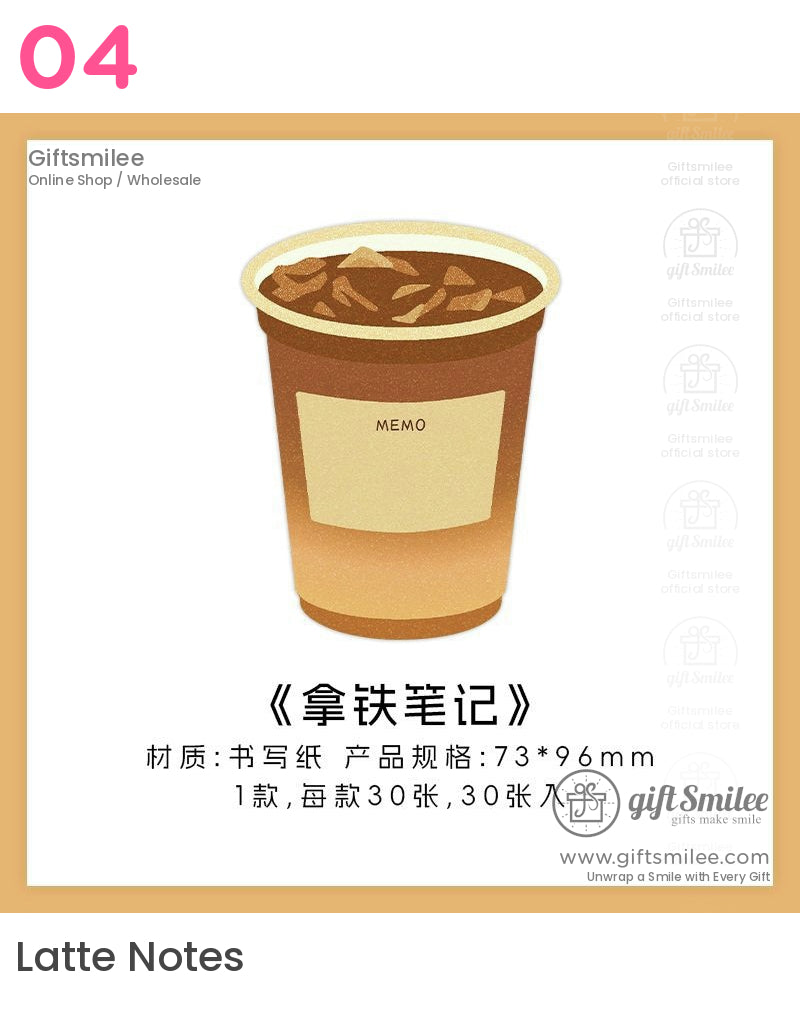 咖啡麵包便利貼 | KS-SN-032 