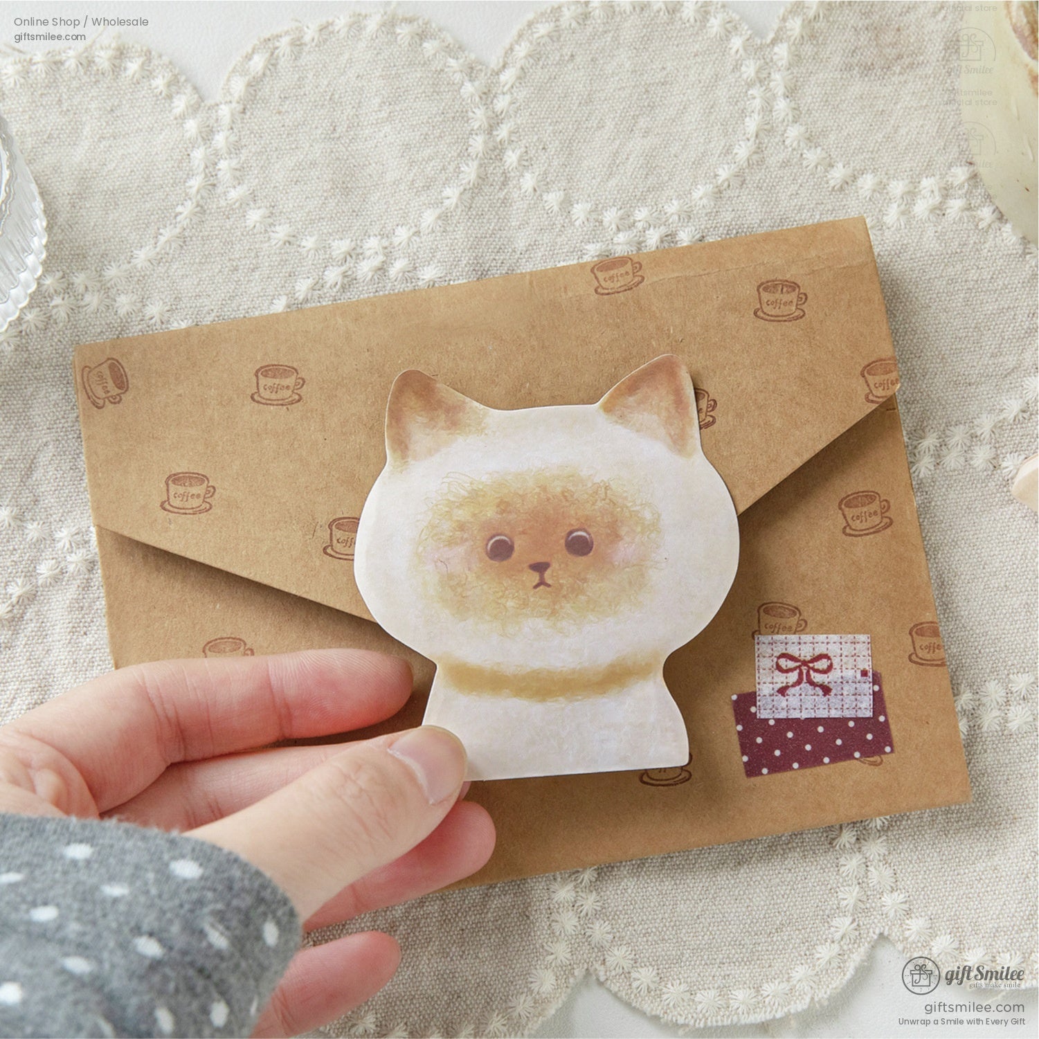 Die‑Cut Fuzzy Texture Animal Faces 30 Sheets Sticky Notes | KS-SN-045