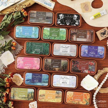 Oil Based Quick-Dry Rich Pigment Metal Tin Stamp Ink Pad | KS-SP-020