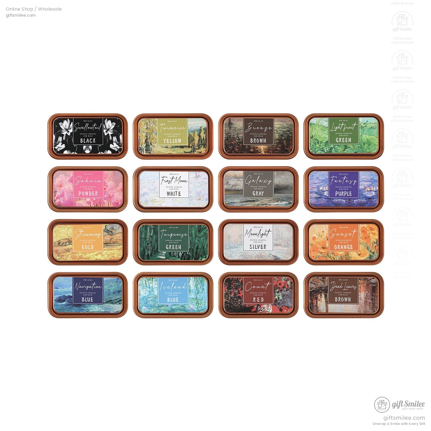 Oil Based Quick-Dry Rich Pigment Metal Tin Stamp Ink Pad | KS-SP-020