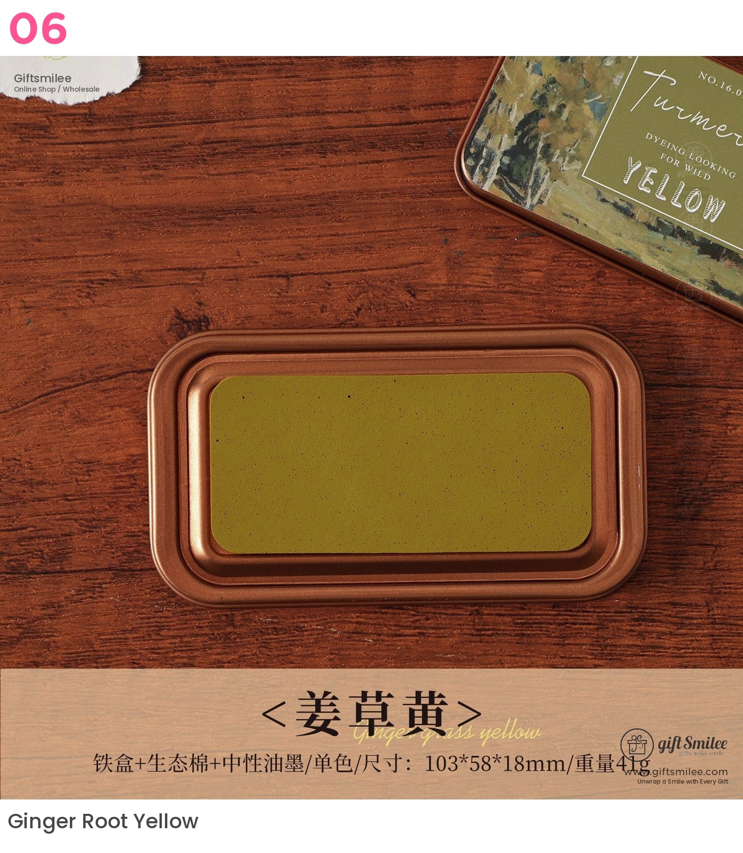 Oil Based Quick-Dry Rich Pigment Metal Tin Stamp Ink Pad | KS-SP-020