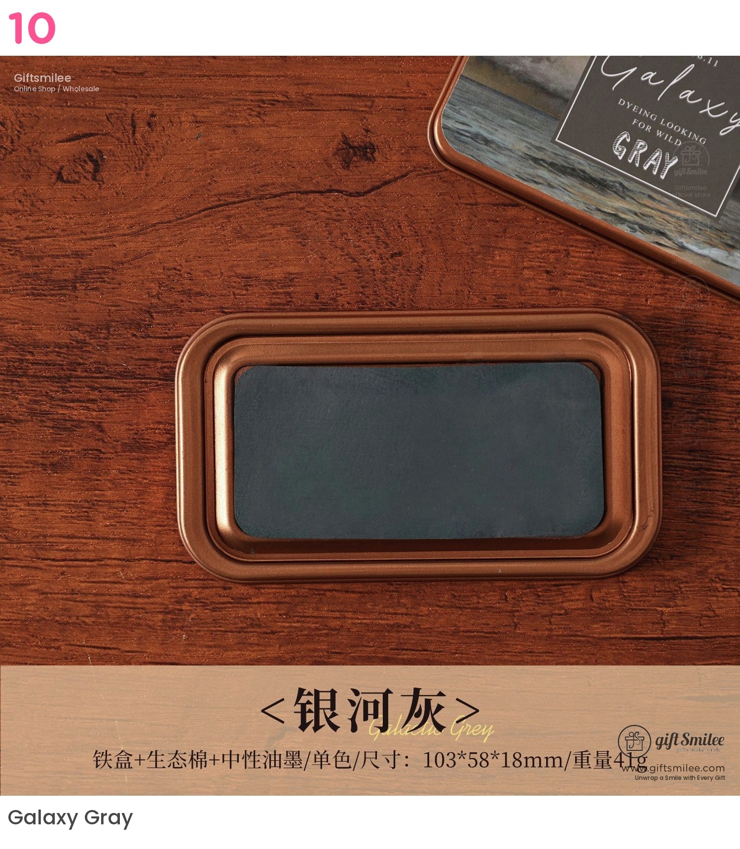 Oil Based Quick-Dry Rich Pigment Metal Tin Stamp Ink Pad | KS-SP-020
