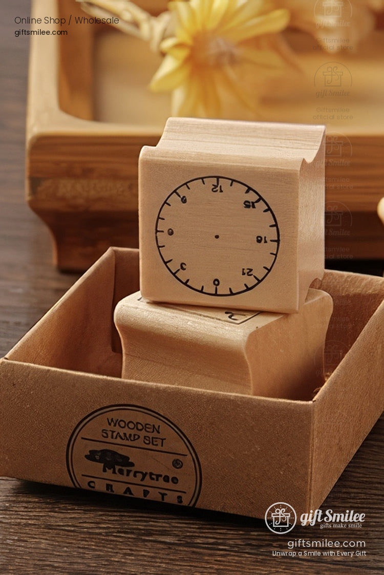 Simple Wooden Rubber Stamps | KS-WS-343