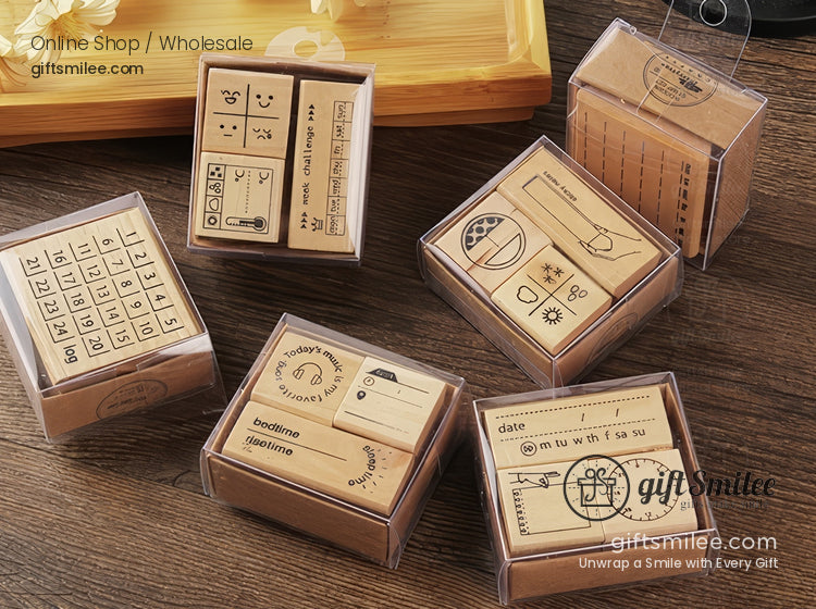 Simple Wooden Rubber Stamps | KS-WS-343