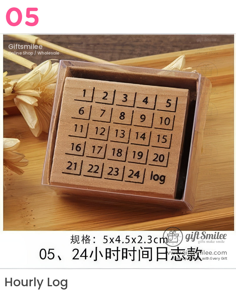 Simple Wooden Rubber Stamps | KS-WS-343