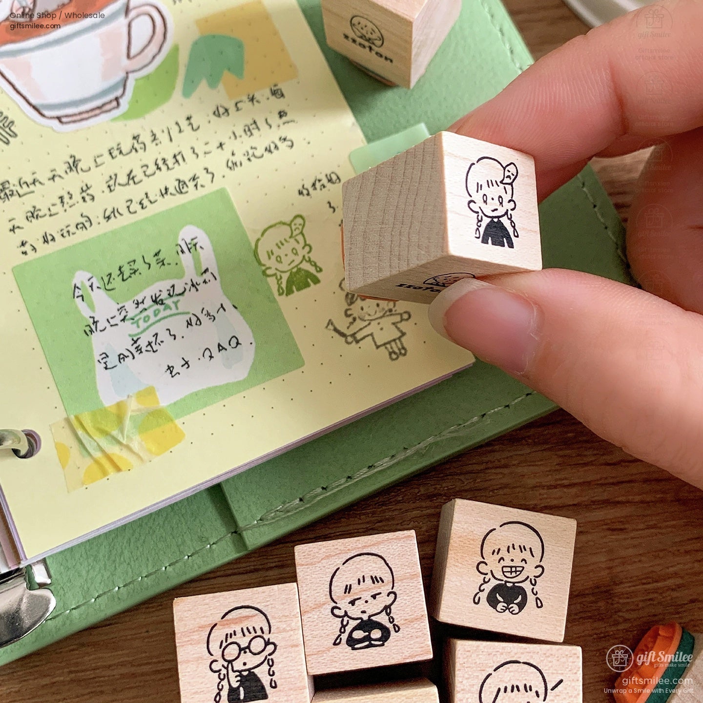 Expressions Wooden Rubber Stamps | KS-WS-344