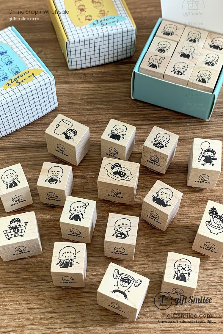 Expressions Wooden Rubber Stamps | KS-WS-344