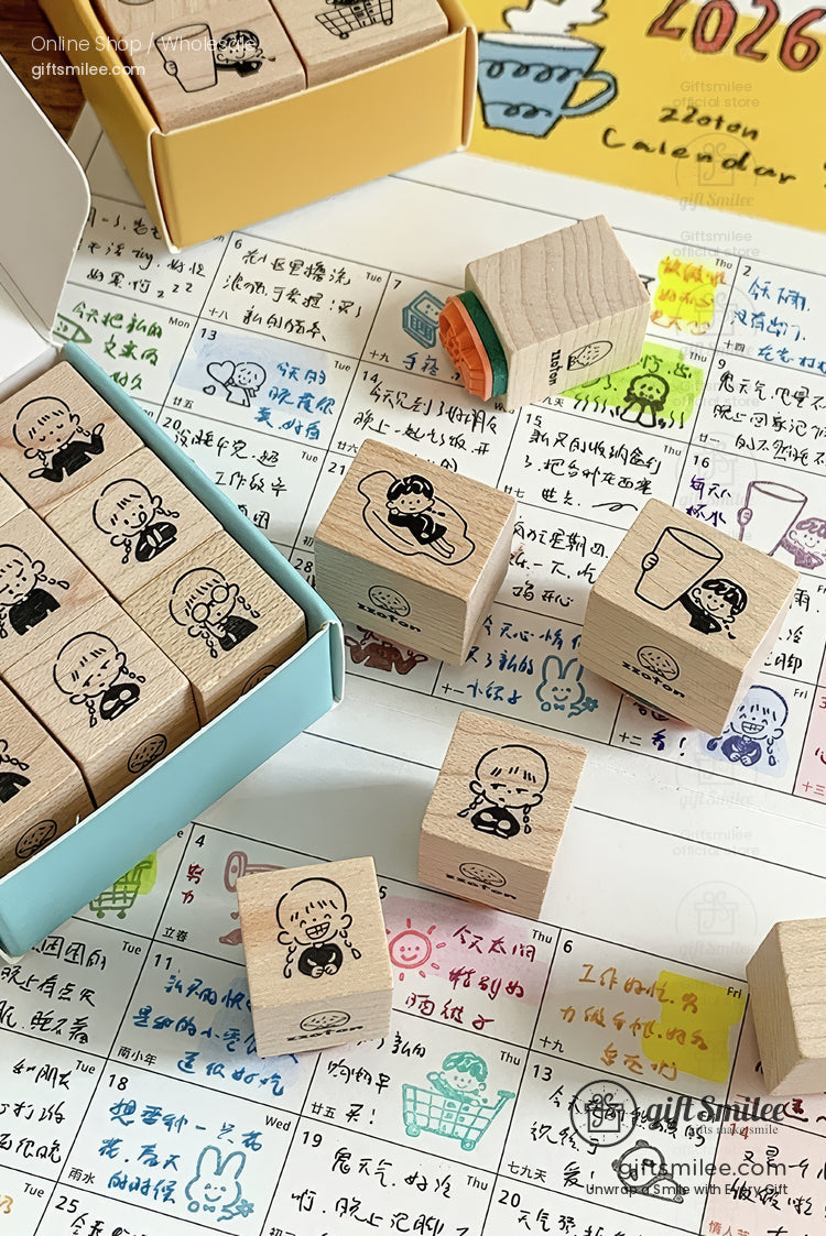 Expressions Wooden Rubber Stamps | KS-WS-344