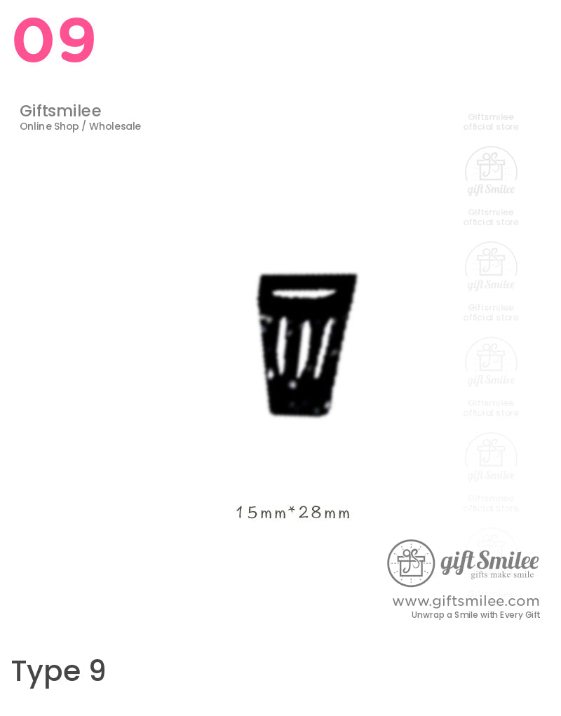 Retro Vase Pattern Rubber Stamp Set | KS-WS-345