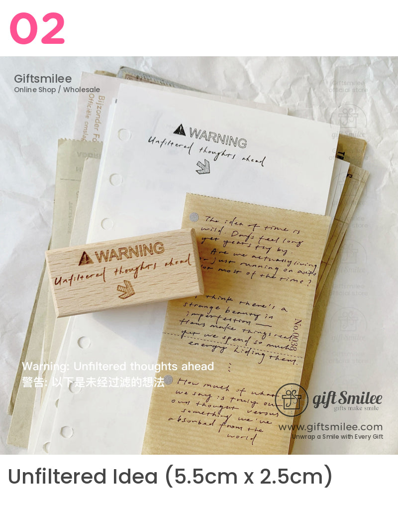 Beautiful Disorder Rubber Stamp Set | KS-WS-348