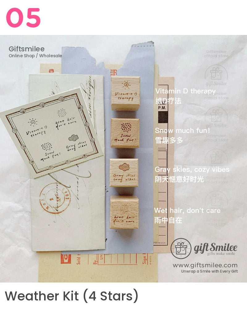 Beautiful Disorder Rubber Stamp Set | KS-WS-348